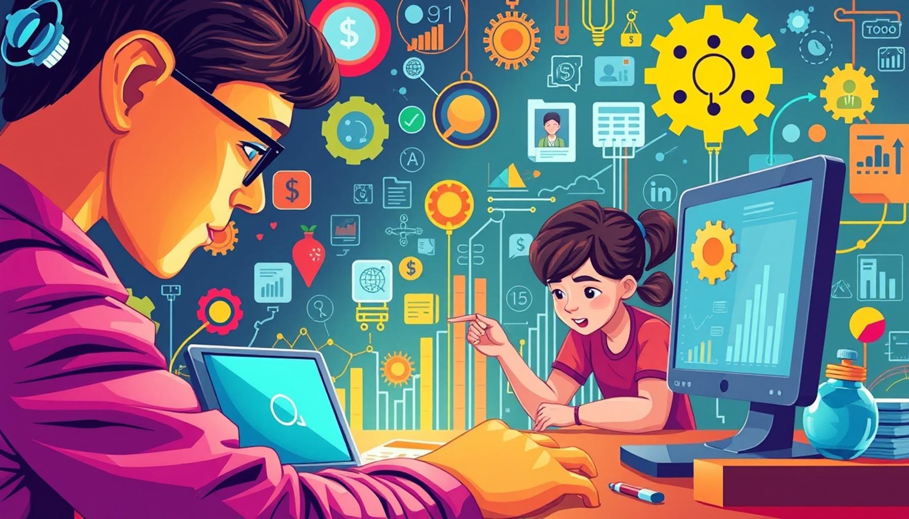 Entwicklung digitaler Kompetenzen bei Kindern: Vorbereitung der neuen Generationen auf die digitale Welt